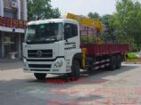 东风后八轮随车起重运输车,国四10吨随车吊报价