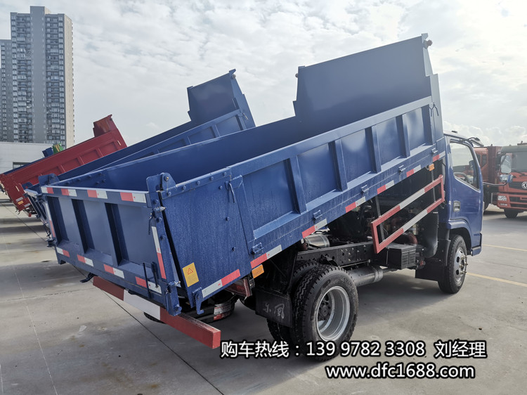 蓝牌自卸卡车2020新规政策，东风厂家蓝牌自卸货车3米8新规